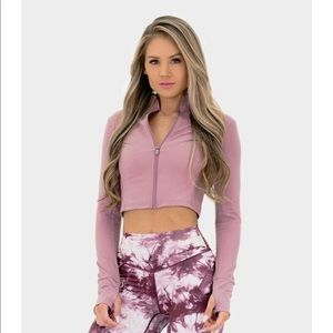 Balance athletics cropped zip up